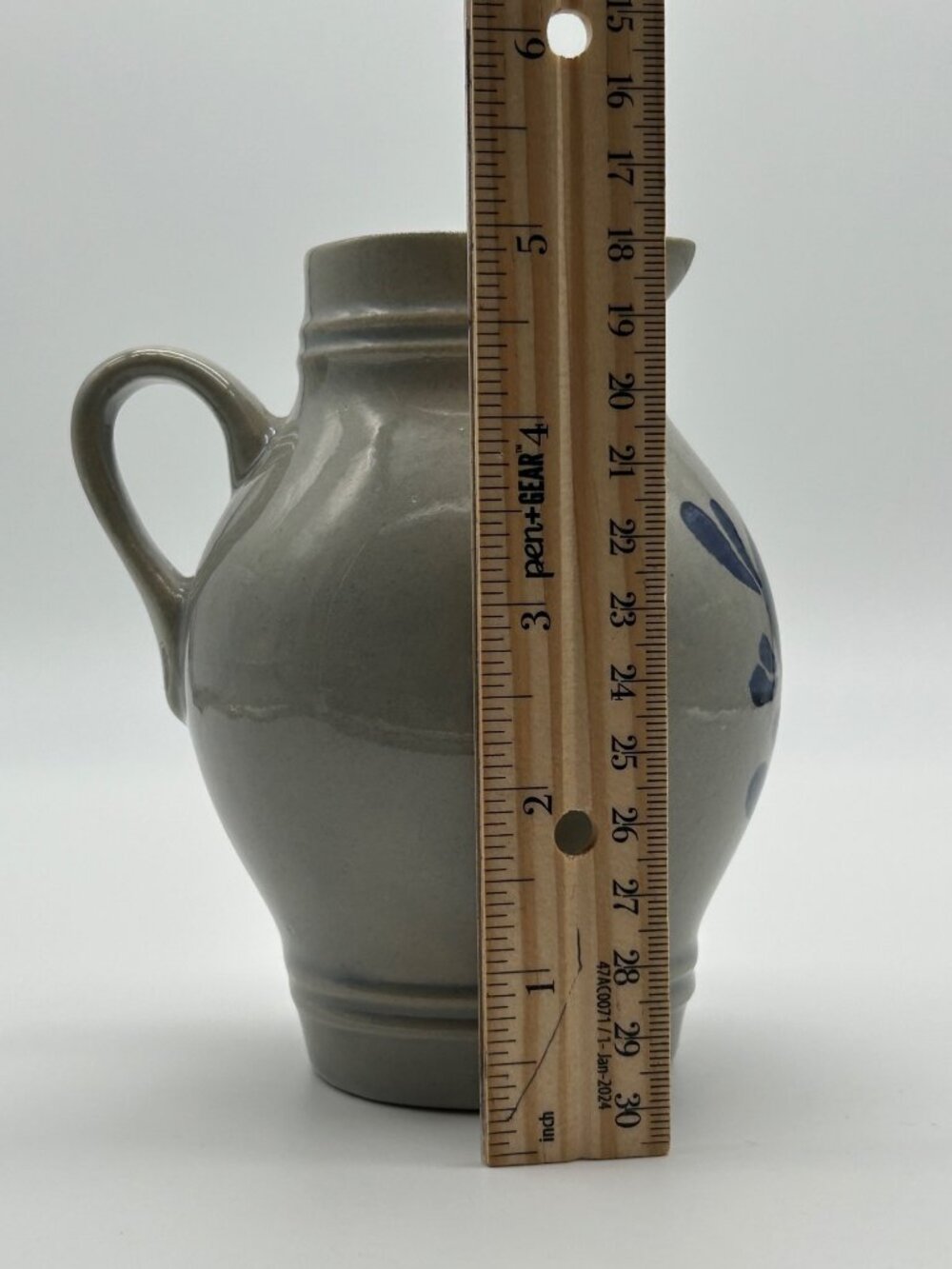 Westerwald Stoneware German Creamer Pitcher Cottagecore Farmhouse Rustic Vintage - Picture 7 of 8